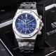 Knockoff Audemars Piguet Royal Oak 41mm Wrist Silver Steel Blue Sub-dials (5)_th.jpg